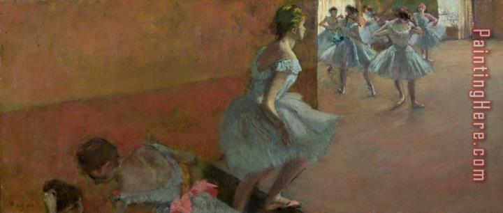 Edgar Degas Dancers Ascending a Staircase
